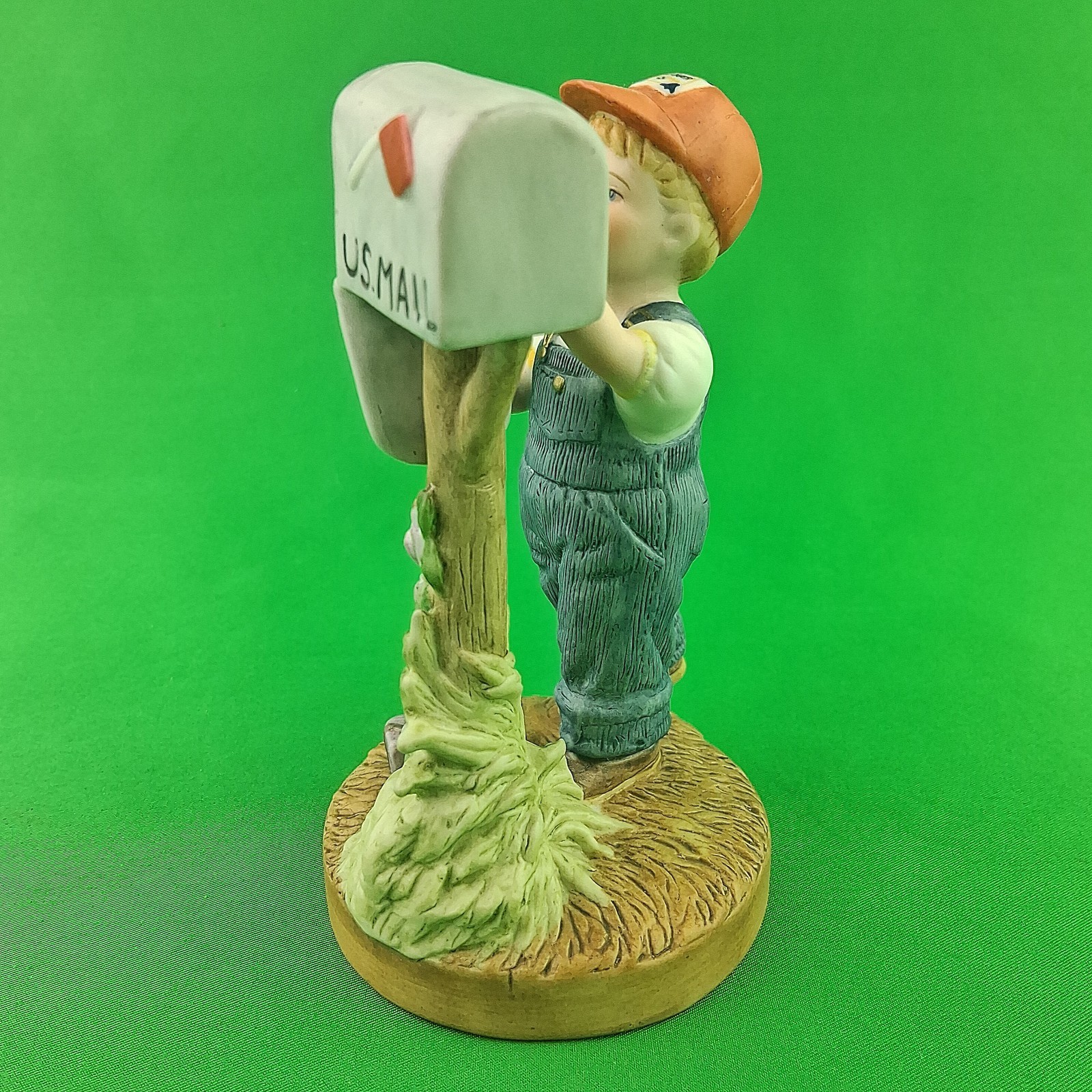 Country Store Little Farmers At The Mailbox 5″ Tall Collectible Figurine 1983