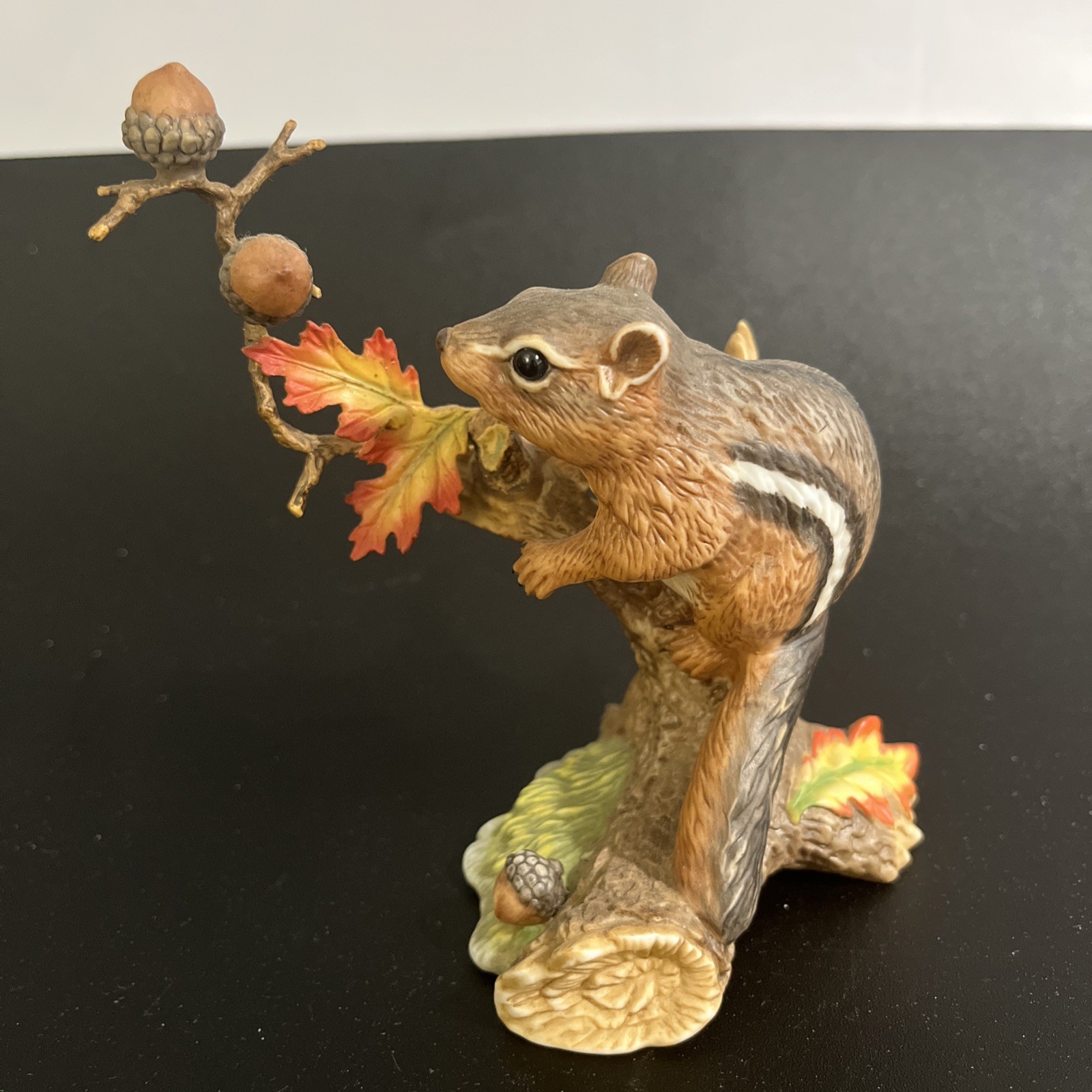 Eastern Chipmunk 1991 Autumn Adventure Lenox Woodland Animal Collection Figurine