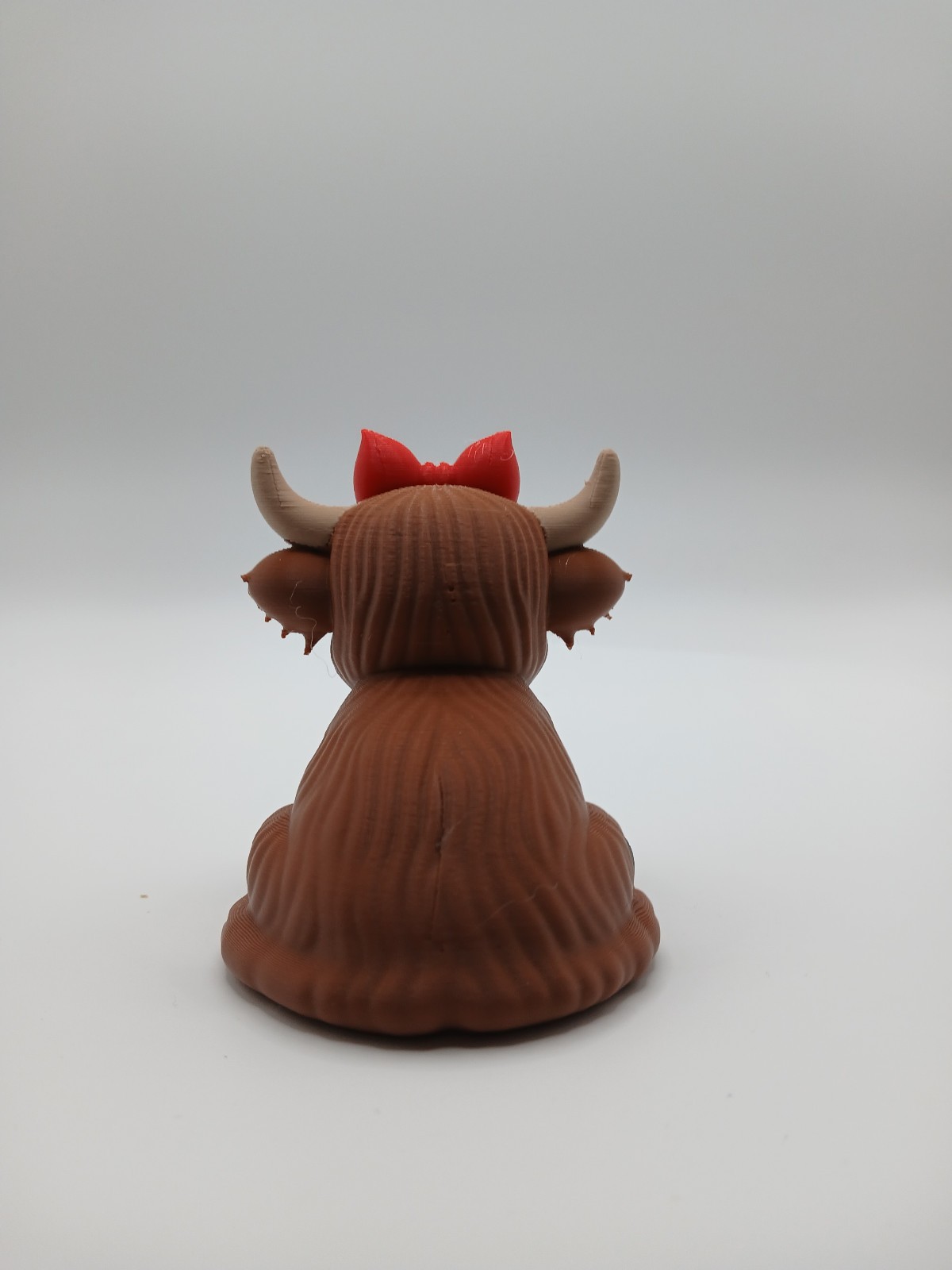Highland Cow W/Bow in Hair
