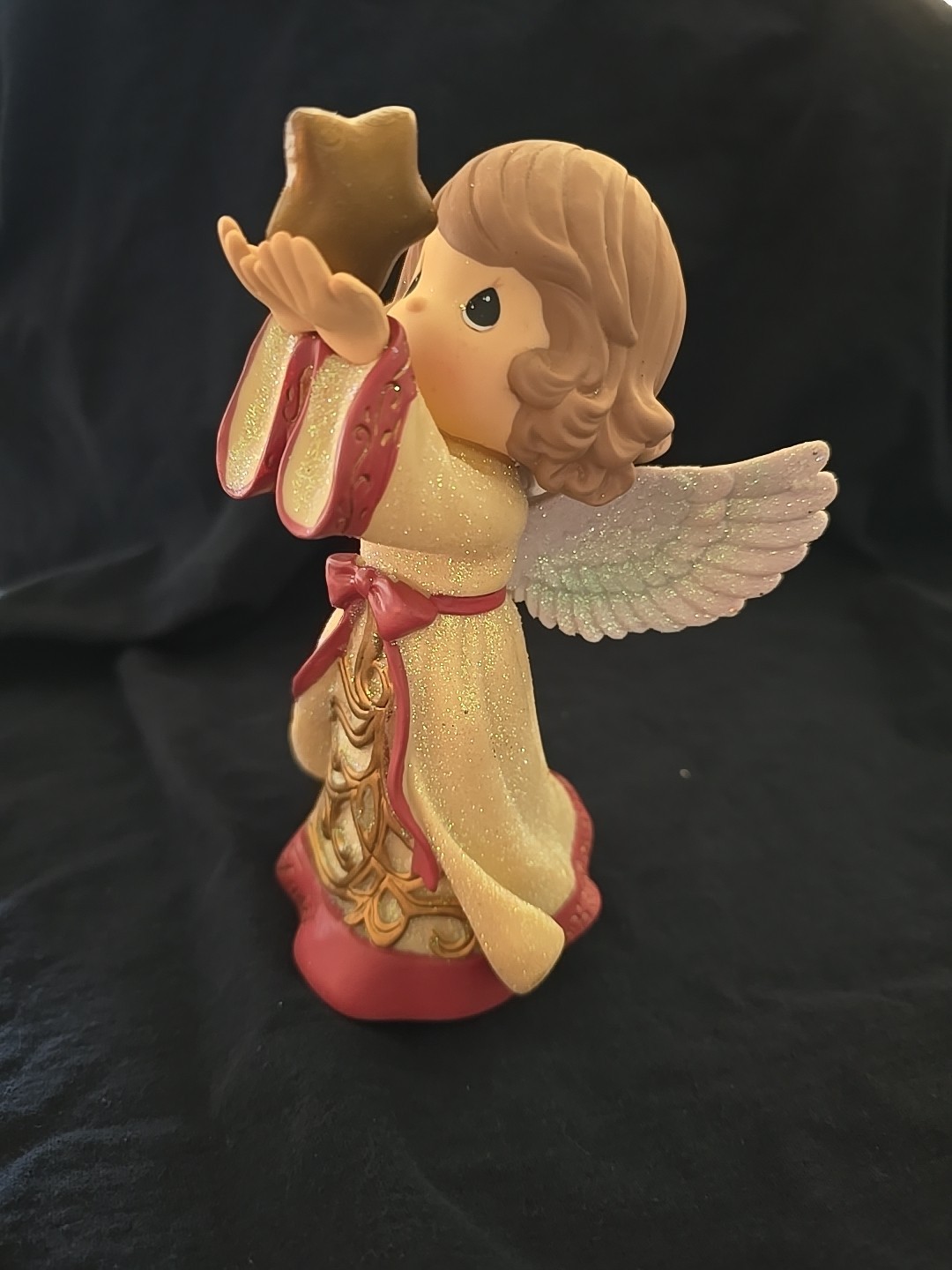 2012 Precious Moments (No Box) Gift of Love Star Angel Light Up 131430 LED Faith