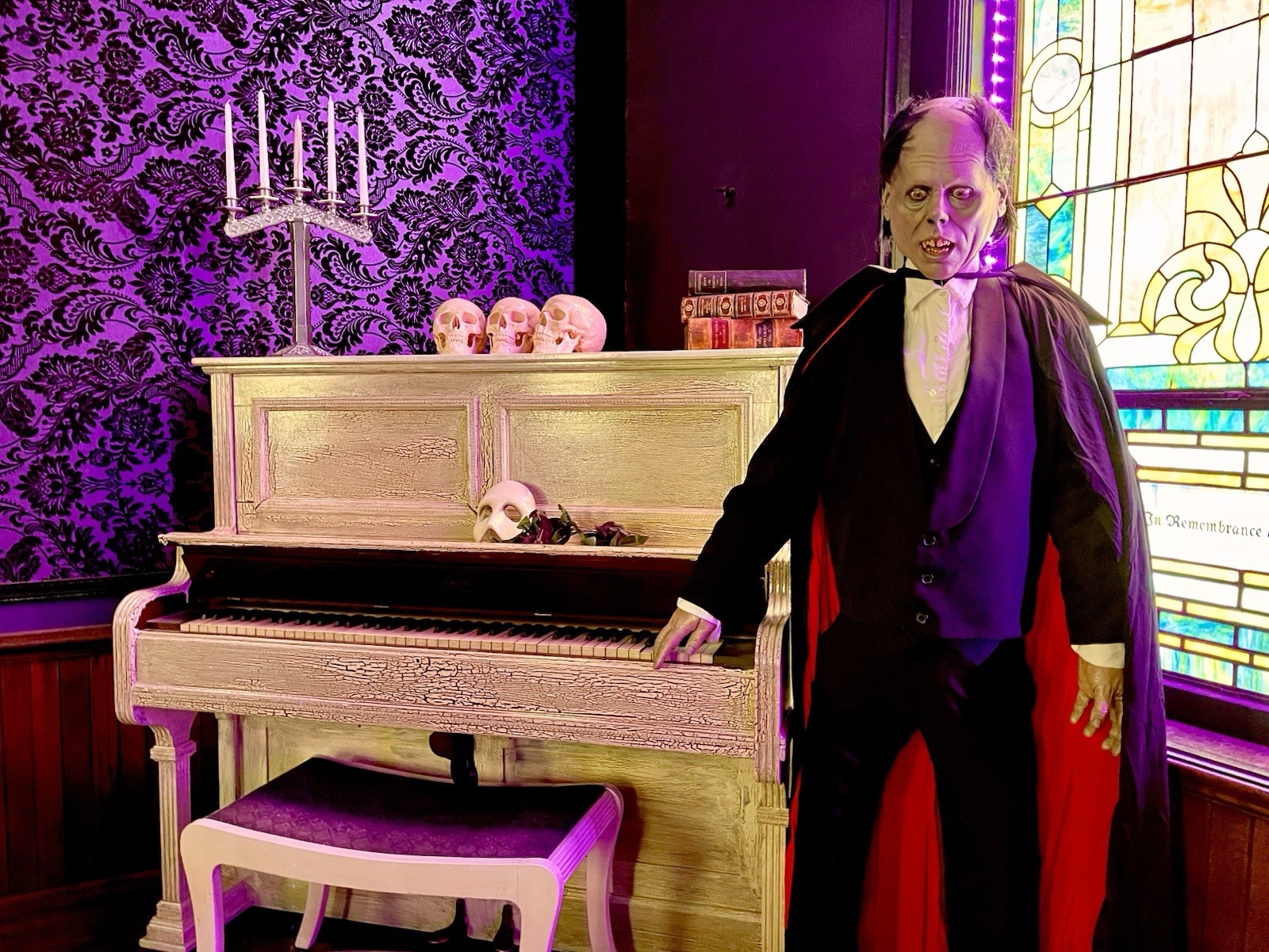 Phantom Of The Opera Full Sized Custom Made Figure From Haunted Attraction In NY