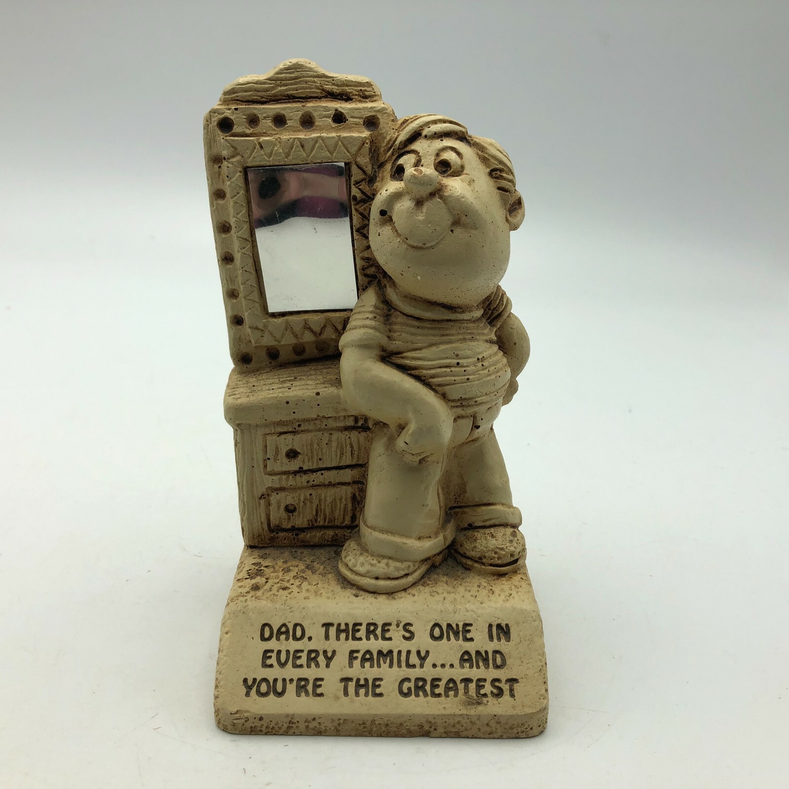 Dad You’re The Greatest Figurine Statue 1978 Vintage Paula W537 Father’s Day