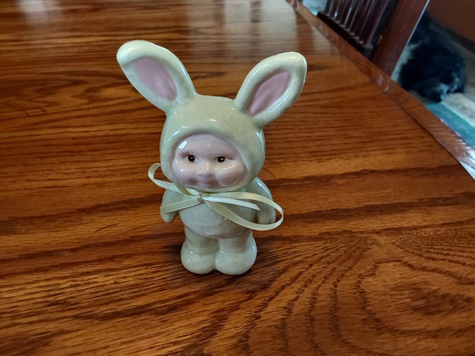 Ceramic Bunny SUIT Baby 4″ Figurine