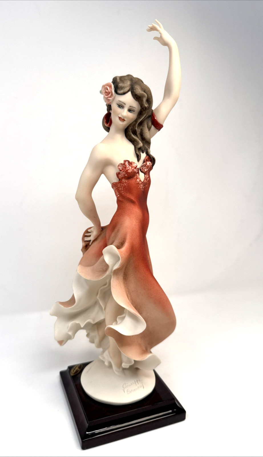 Giuseppe Armani Spanish Glamour 2003 Sculpture 1871C Florence Italy 13.5in