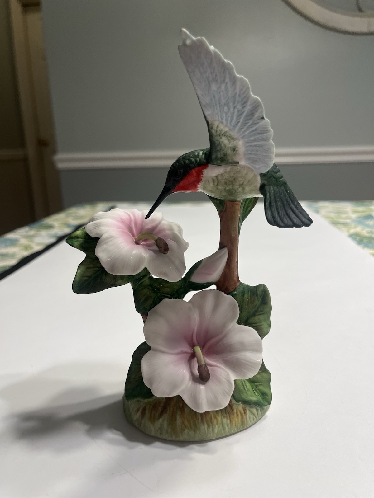 Hummingbird Figurine. By Gallery Originals. Limited Edition. 1984 7 1/4″ Tall