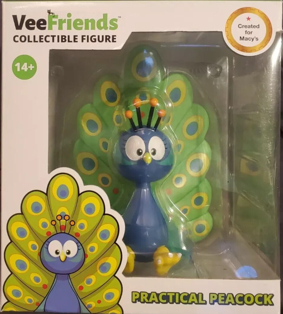 NEW VeeFriends Collectible Practical Peacock Figurine Created for Macys