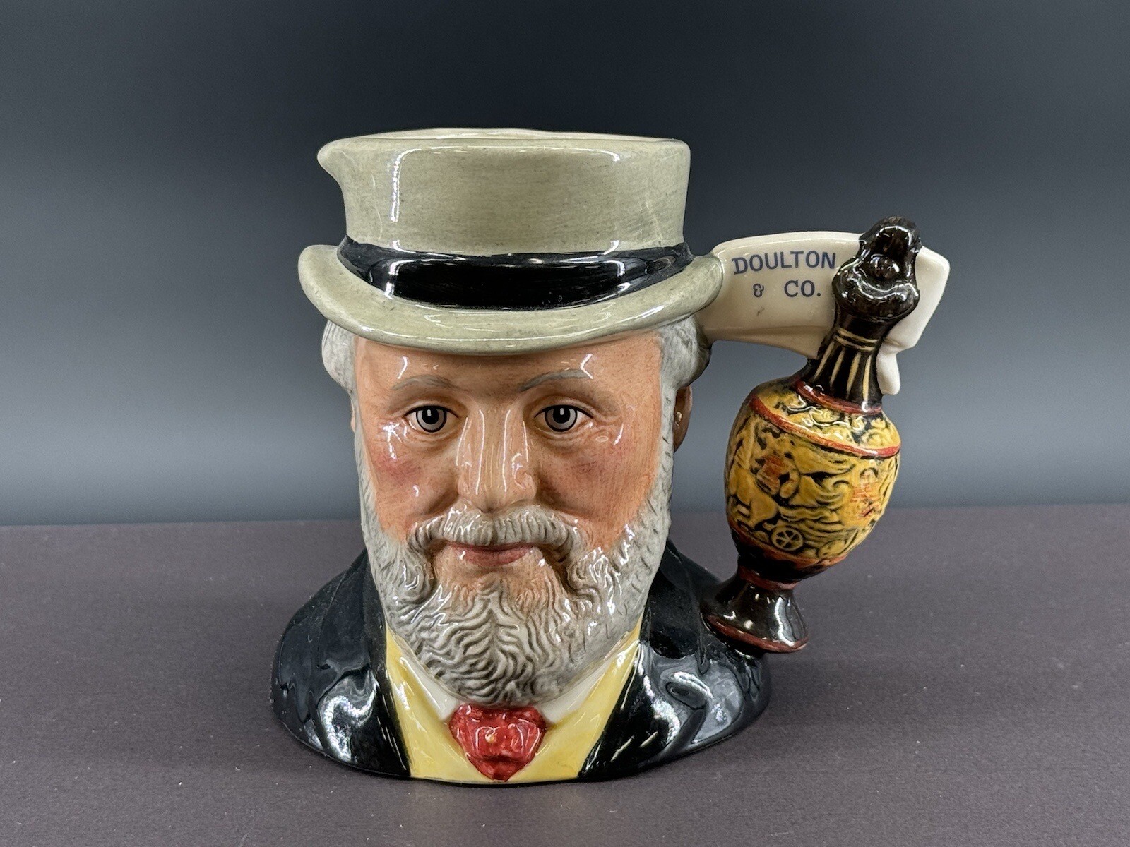 Royal Doulton SIR HENRY DOULTON 4.125” Character Jug D7057 Collector’s Club 1996
