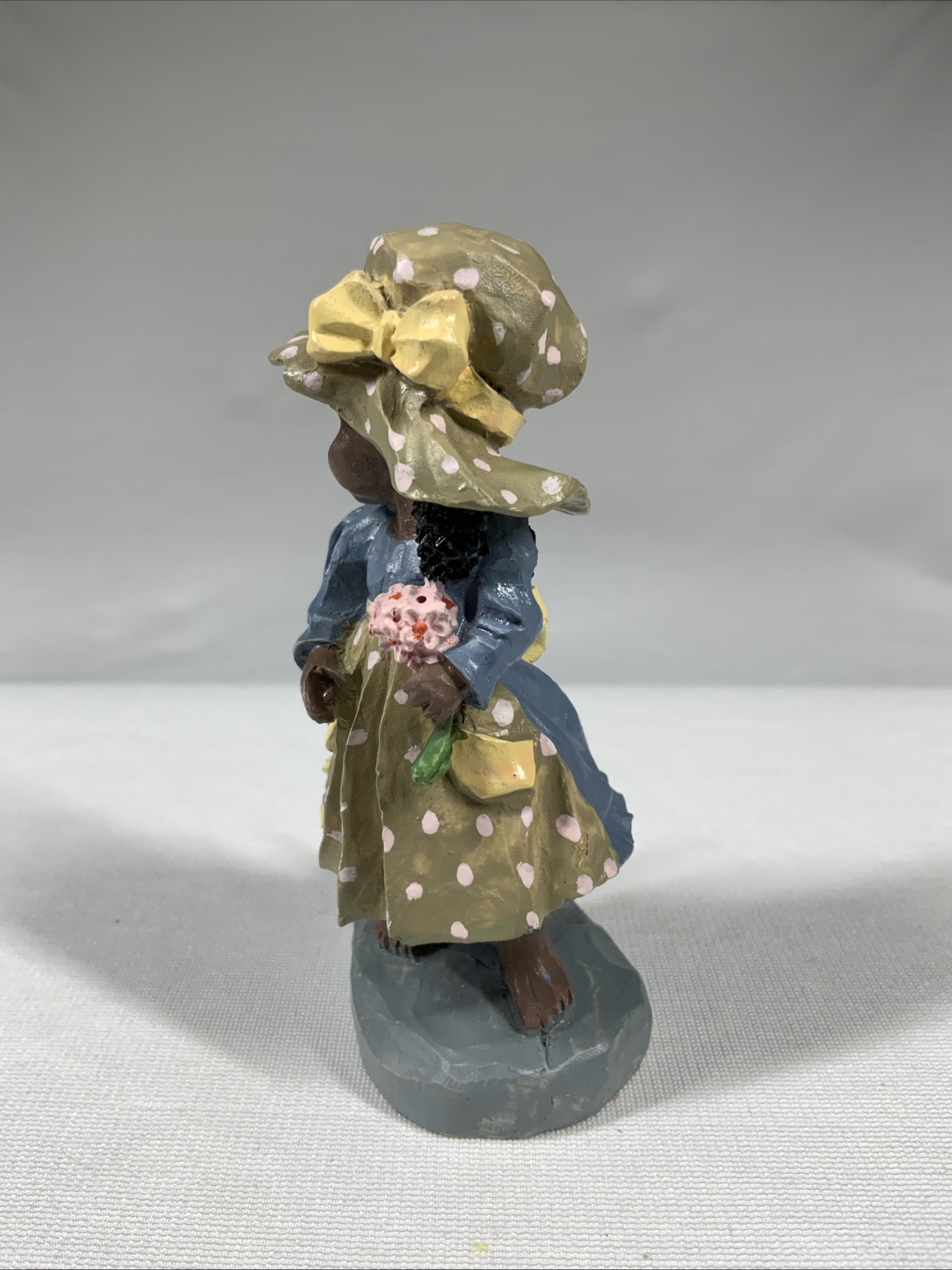 Vintage African American Tiny Figurine 3.5 Inches Tall