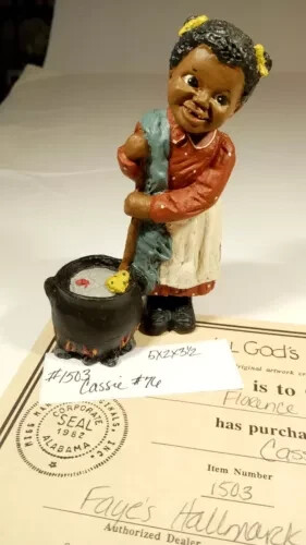 All God’s Children Collectible MARTHA HOLCOMBE Cassie #1503 1990 COA 5 IN DV140