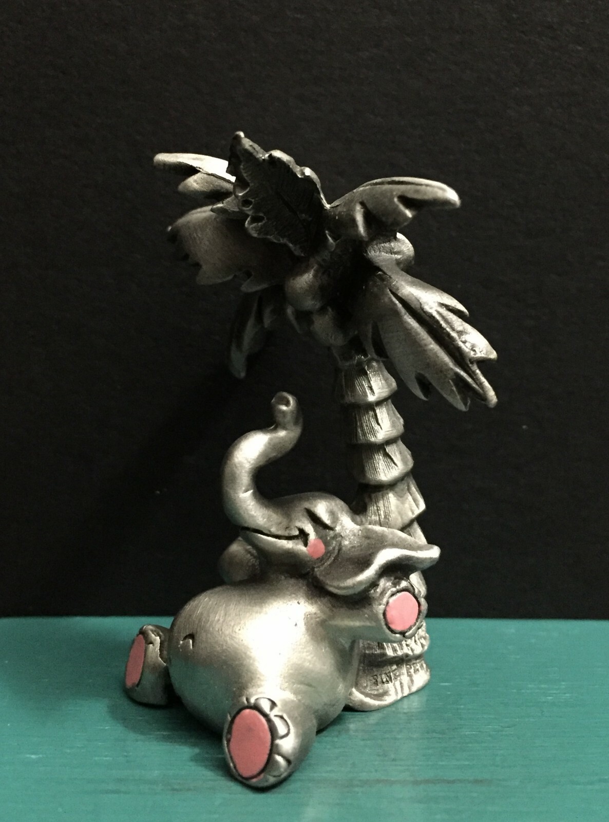 Hudson Pewter Elephant Safari Beach Vacation Mirage Siesta Animal Mini Figurine
