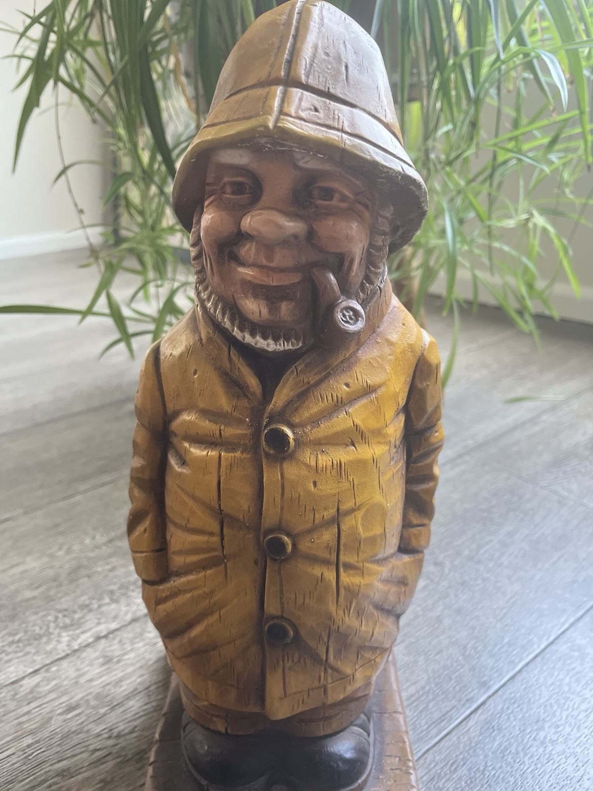 Mid Century VTG 14 inch Salty Fisherman Figure By Alfco. J Cowhey & Sons