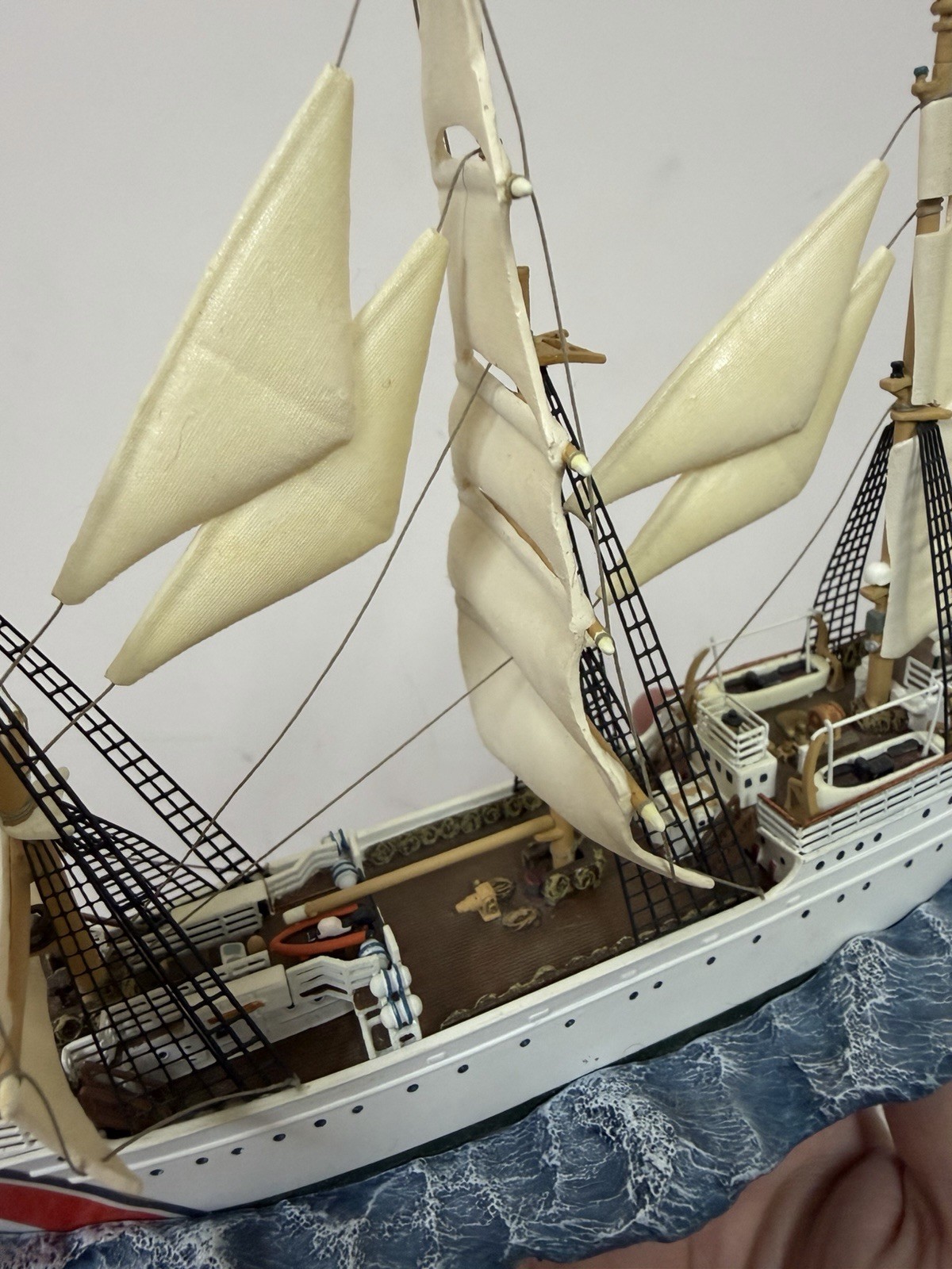 Anchor Bay Eagle Coast Guard Boat Motor Lifeboat 778 2004 W/ Box