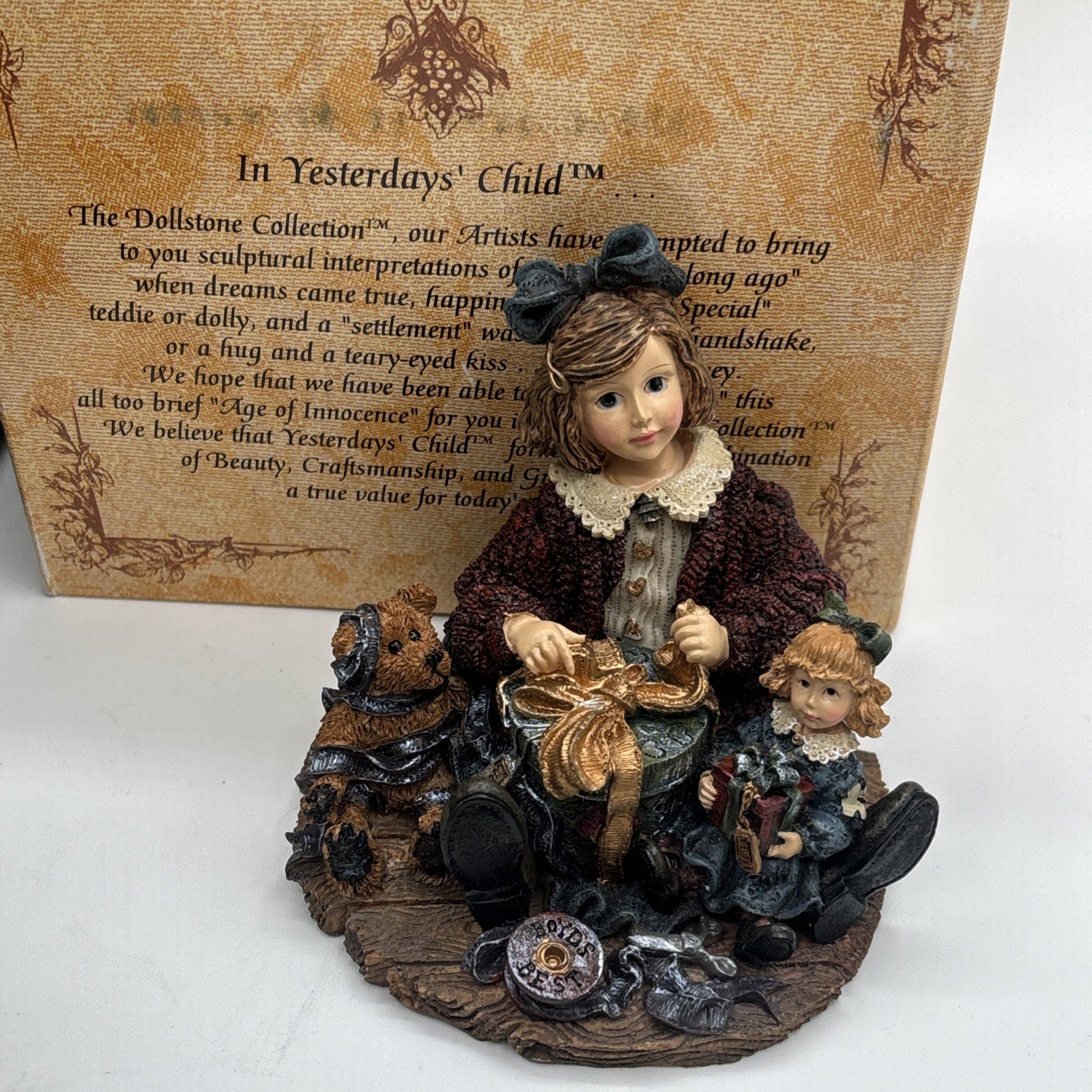 Boyds Bears Figurines Lot of 17 Resin Teddy Bear Frog Camel Etc Mixed Set READ