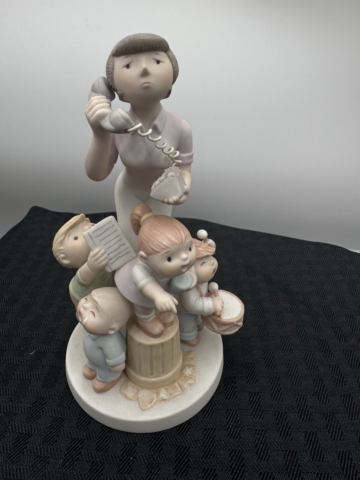 Set Of 6 Vintage Family Circus Porcelain Figurines