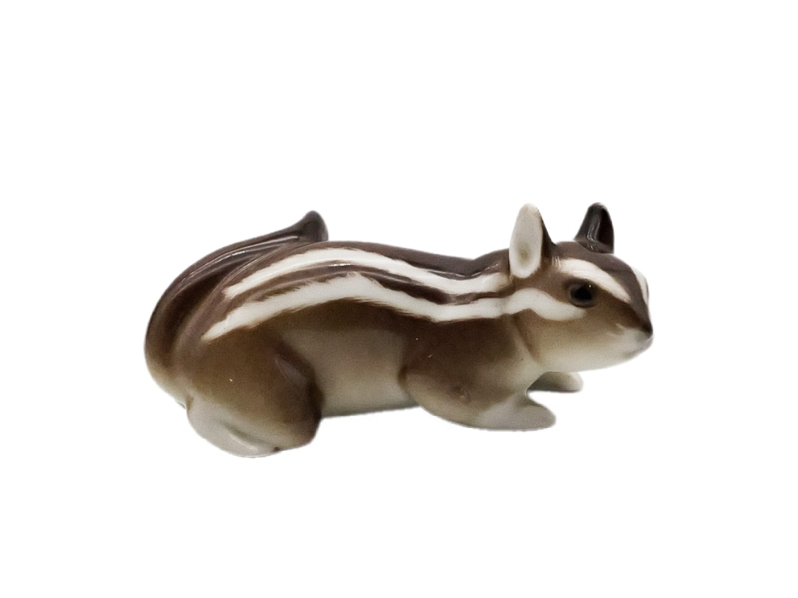 Vintage Lomonosov USSR Hand Painted Chipmunk Porcelain Figurine