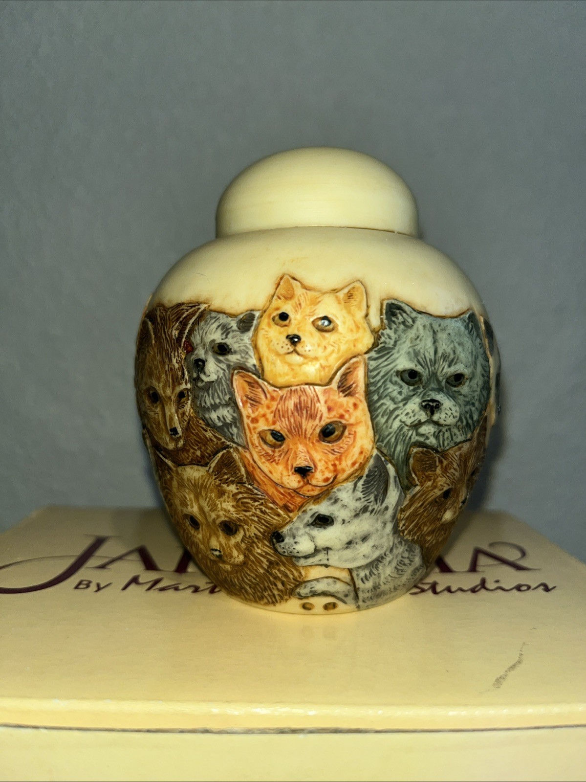 Jardinia Kitty Litter by Harmony Kingdom and Martin Perry JALRCA2 w/Box