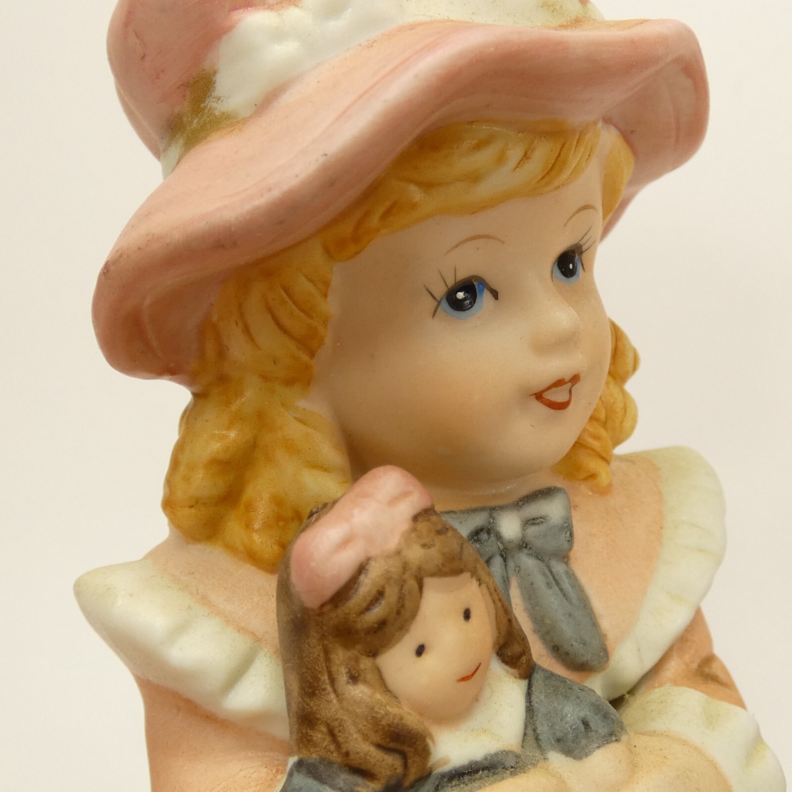 Vintage 1970’s Homco Girl Doll Boy Rocking Horse Toys Figurine #1419 AGJ&L
