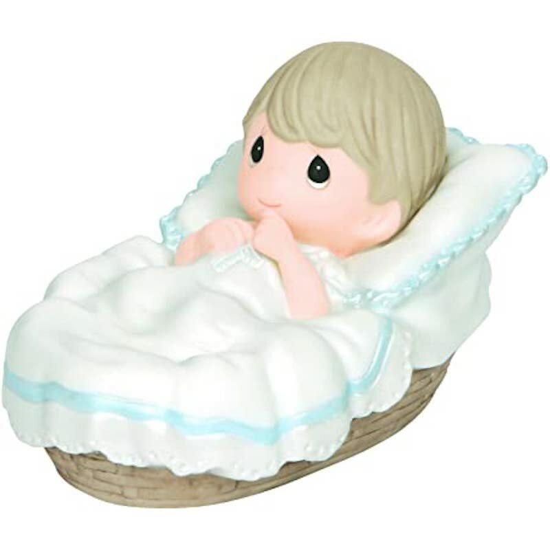 Precious Moments, Baptized In His Name, Boy, Godchild Baptism Christening New