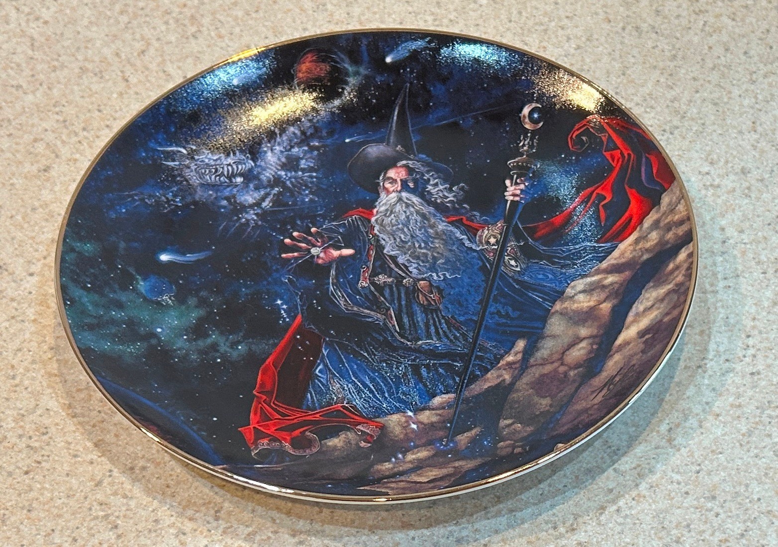 DRAGON STAR Collector 8″ Plate (Franklin Mint) — Fantasy