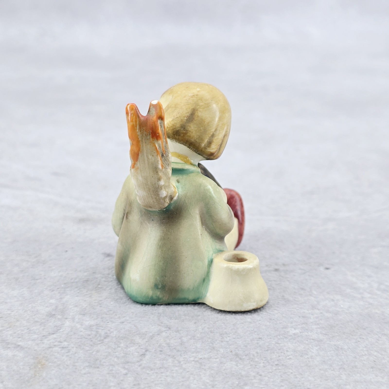 Rare Hummel Figurine Joyous News Accordion 1 / 39 / 0 Goebel 1950 1959 TMK 2