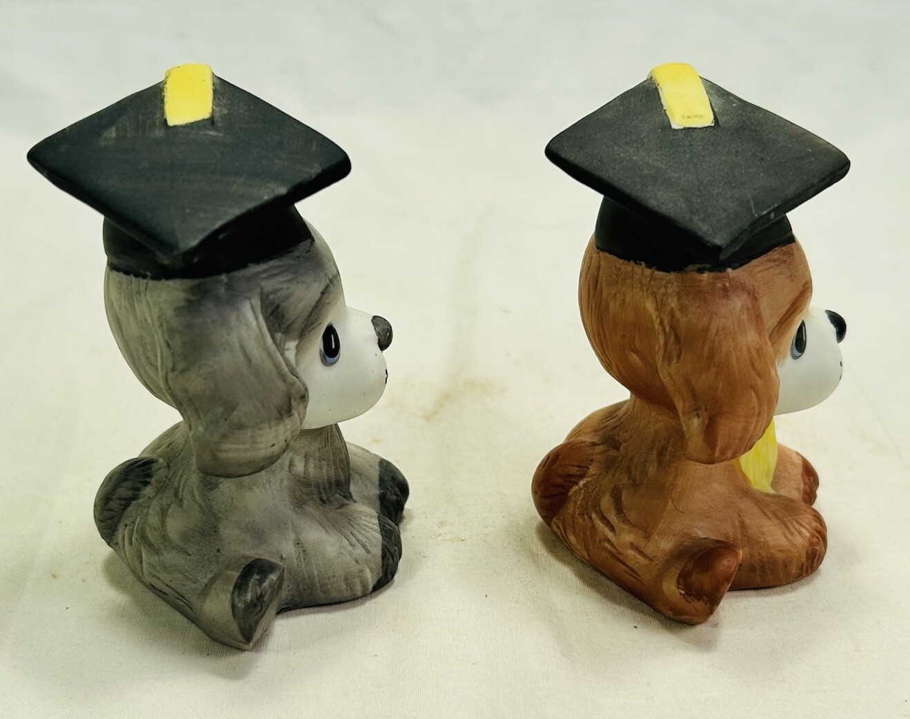 Vintage Lot of 12 Porcelain Ceramic Various Dog Figurines 2 in to 4 in READ