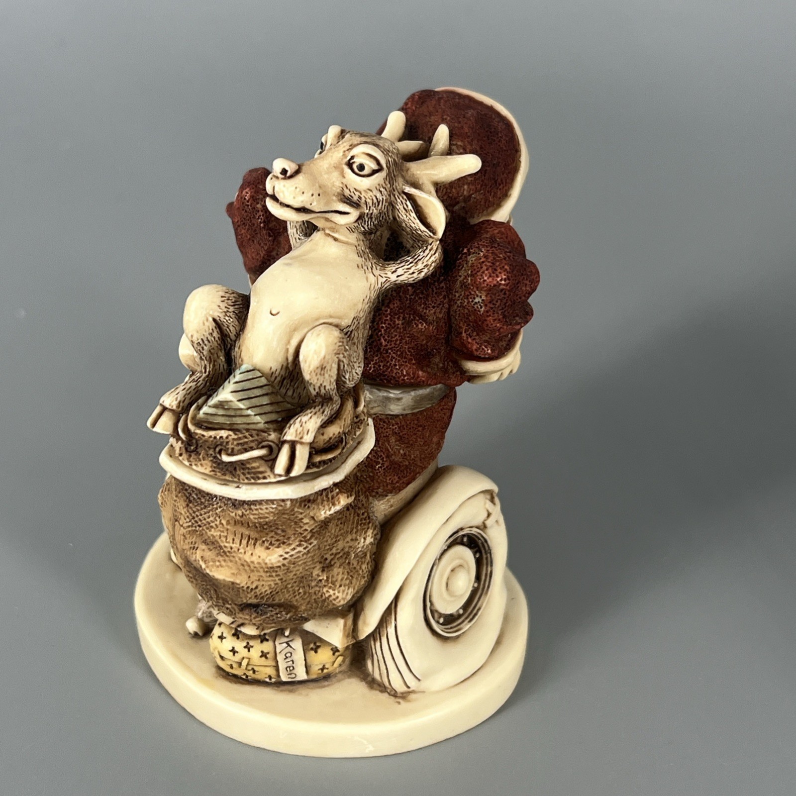 Harmony Kingdom Smooth Operator Santa on Segway UK Made Figure SIGNED 0705