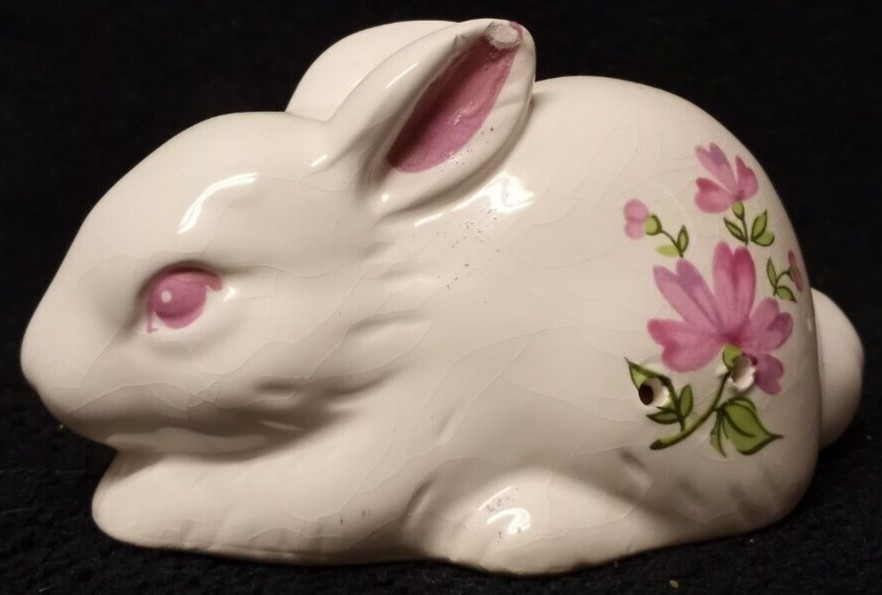 Kitten & Bunny Hanging Ceramic Pomanders Christmas Ornaments Cat Rabbit