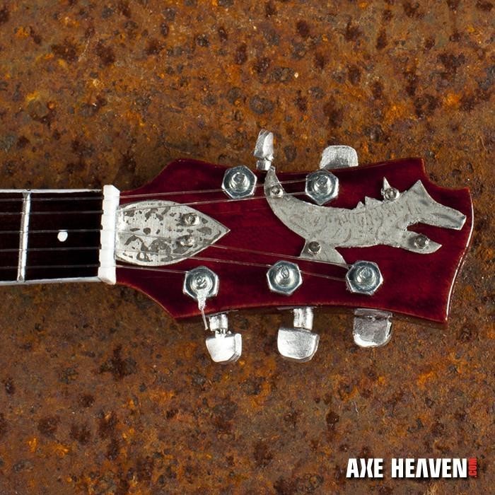 KEITH RICHARDS – 1981 Zemaitis Macabre 1:4 Scale Replica Guitar ~Axe Heaven~