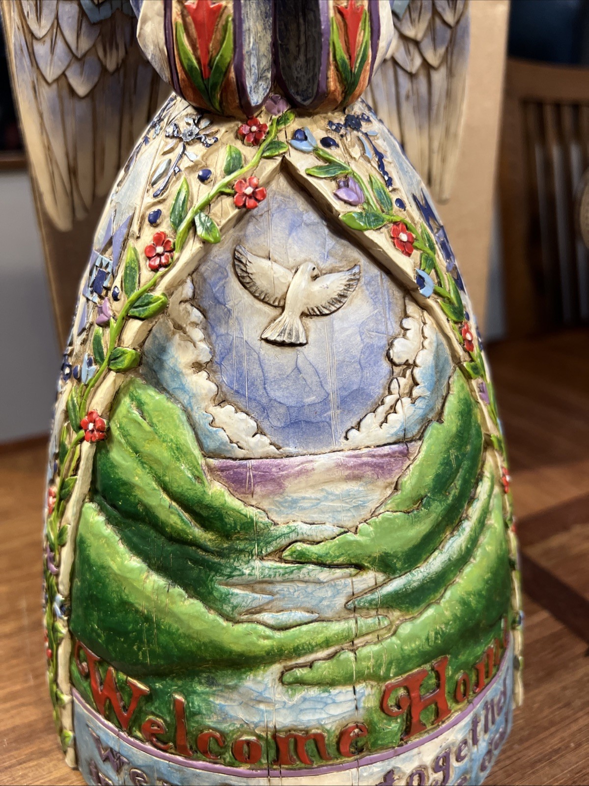Jim Shore Peaceful Journey 11″ Bereavement Angel Figurine 2005 Enesco W/ Box
