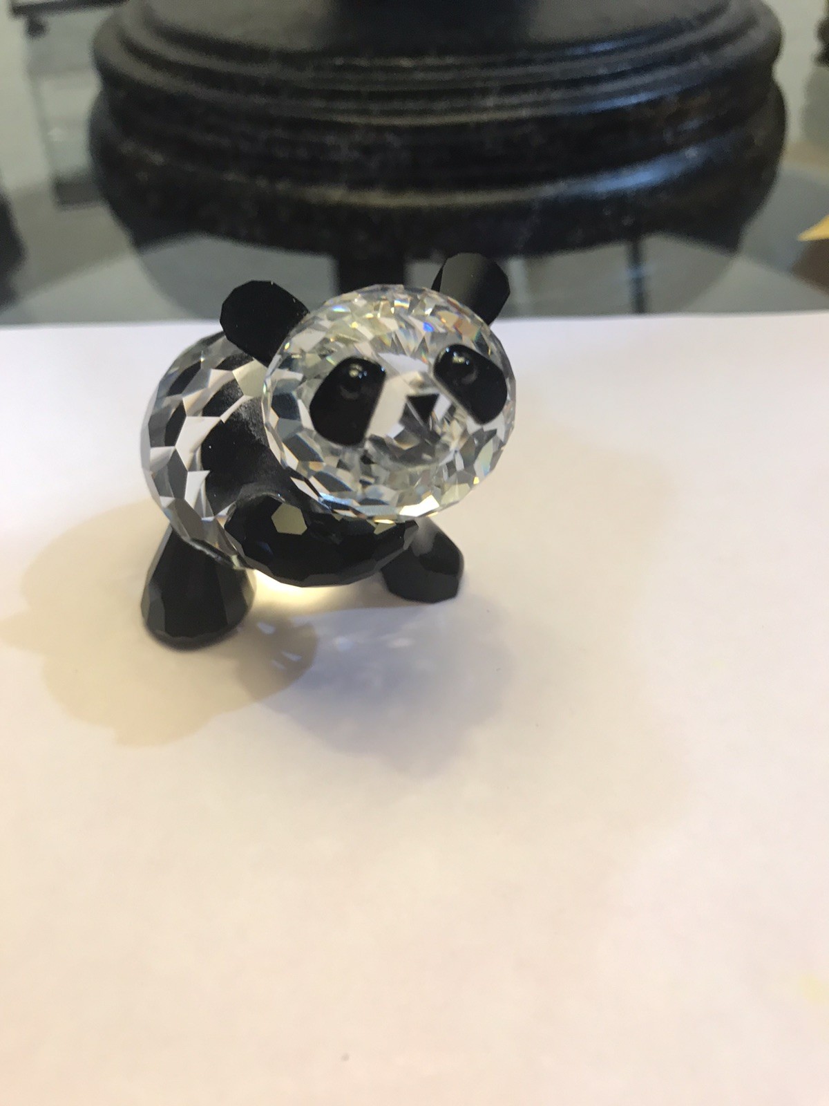 Swarovski Crystal 7611 000 001 Mother Panda Bear 181080 Box Retired New