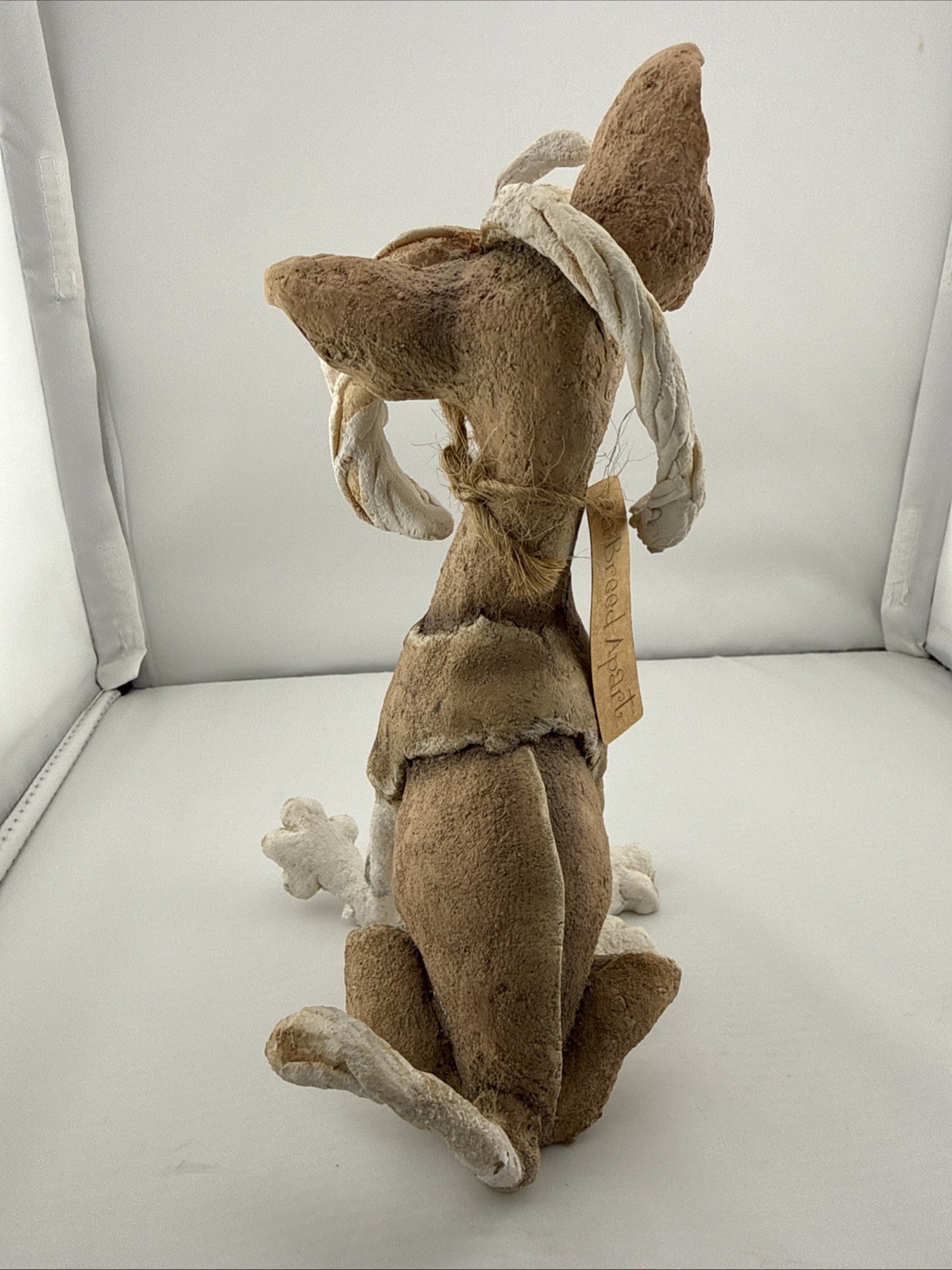 A Breed Apart Chinese Crested Dog Figurine Large 9” Extremely Rare Textured
