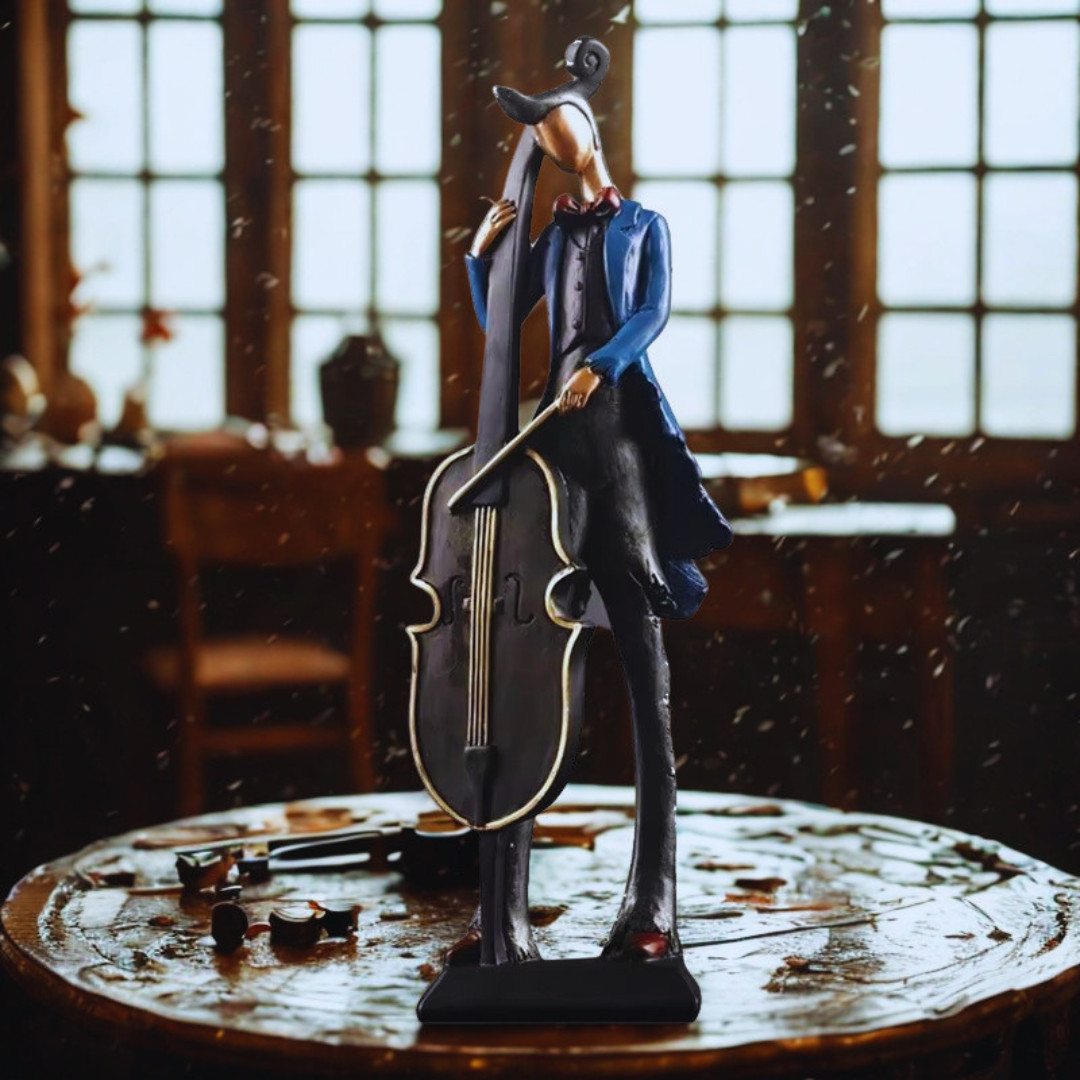 Vintage Musical Instrument Figurines (1 Piece)