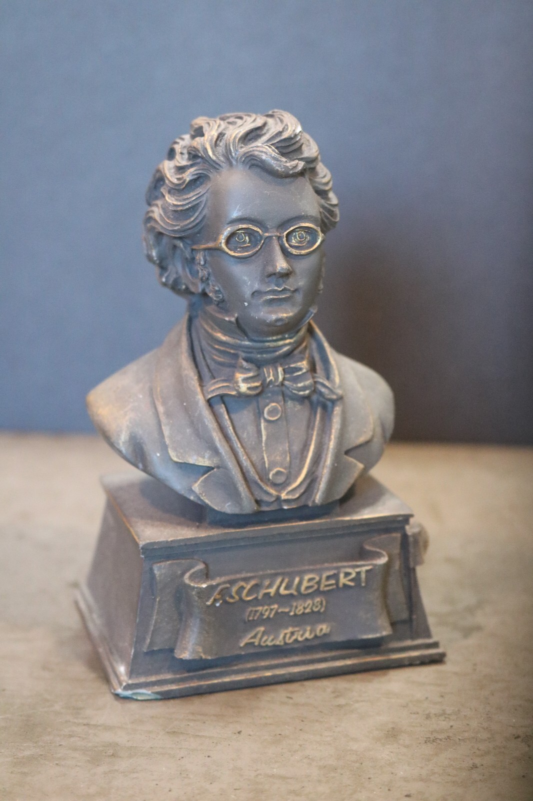 Vintage Set Of 9 Mini Composers Busts Statues K’s Collection