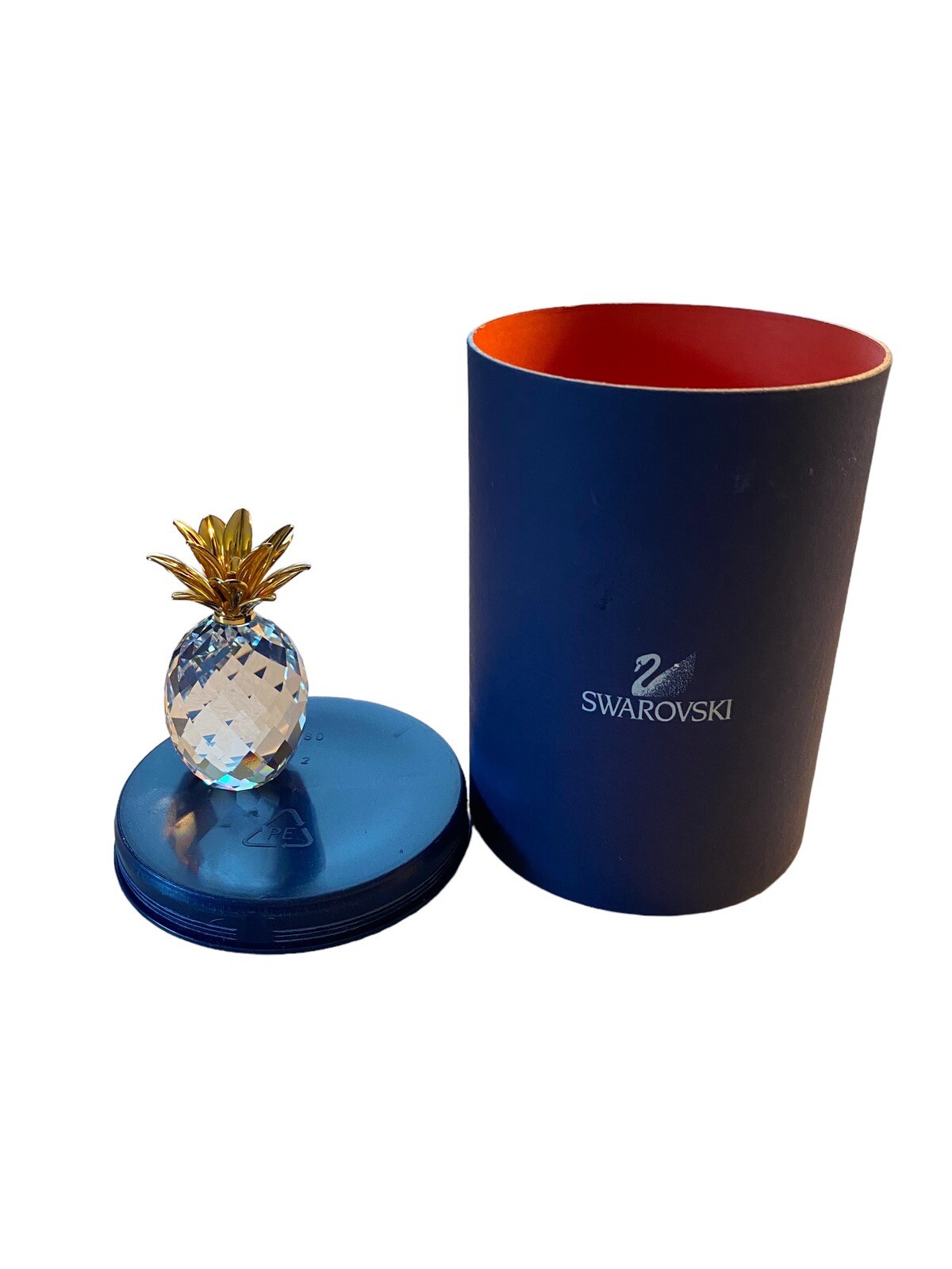 Vintage Swarovski Pineapple Small Crystal 2.25” Inch Original Package
