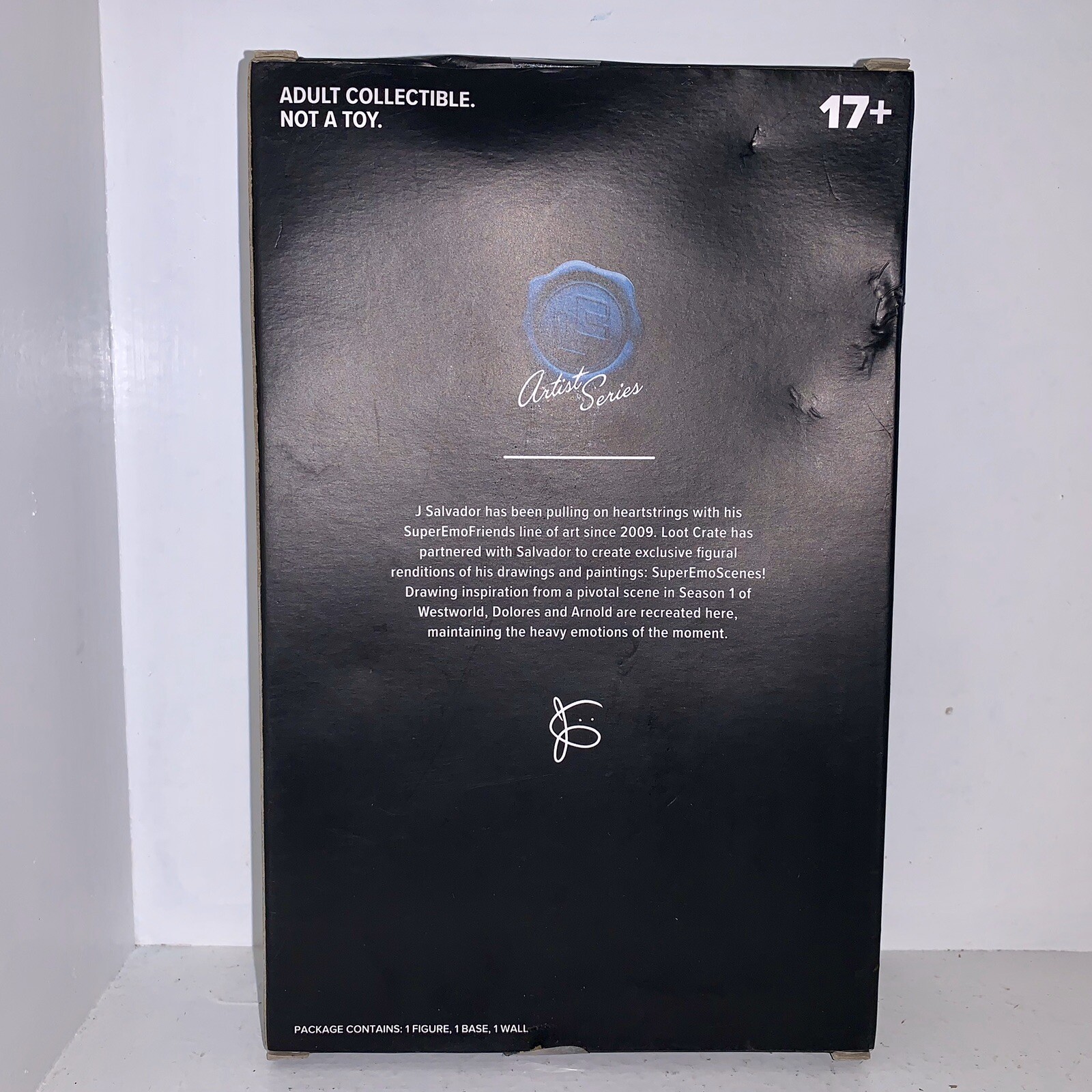 Loot Crate Exclusive Superemofriends Westworld Dolores & Arnold New Damaged Box