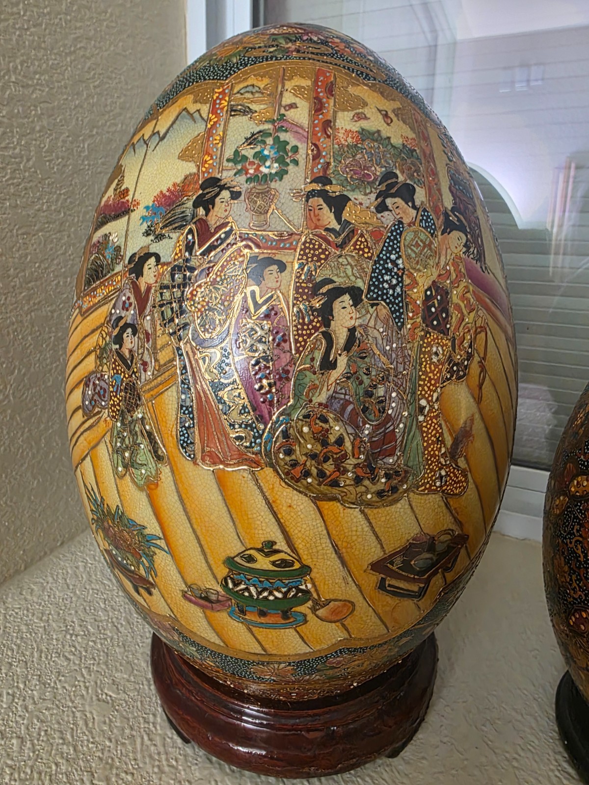 Oriental Egg Decorations painted eggs