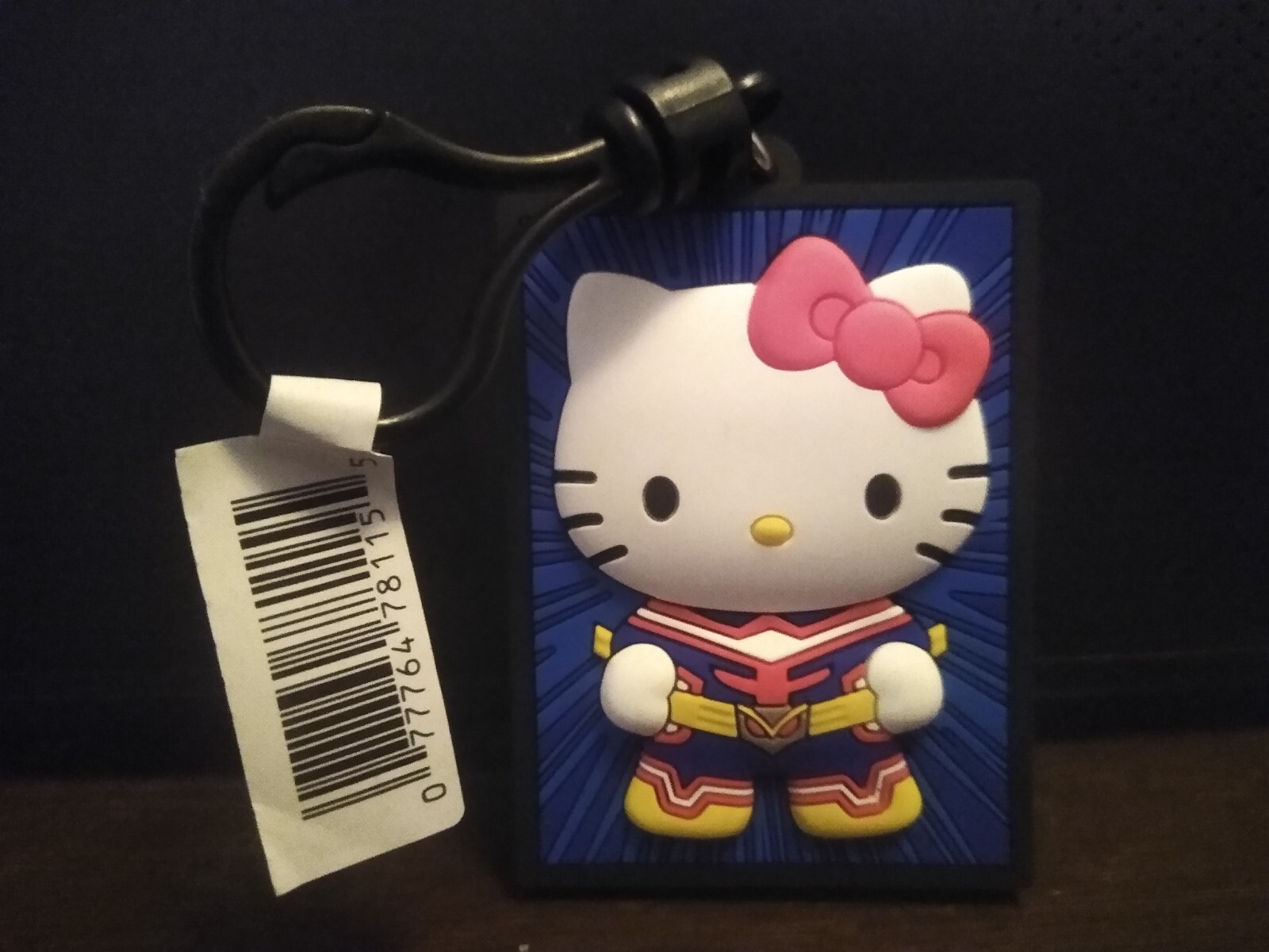 My Hero Academia Hello Kitty Figural Bag Clip 3 Inch Hello Kitty All Might Badge