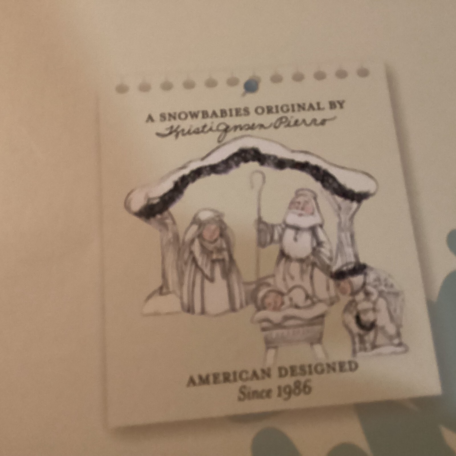Dept. 56 Snowbabies A Child is Born Nativity Set Snow Dreams Series 5 Pieces NEW