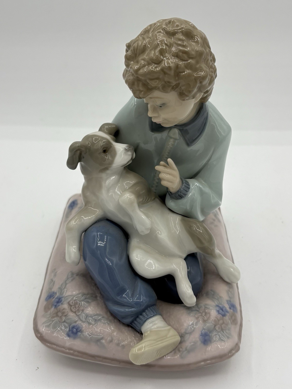 Lladró BEHAVE! A Boy & Dog Figurine 5703