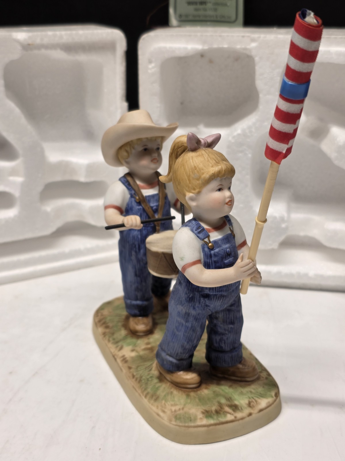 NEW Vintage Home Interiors HOMCO Denim Days Retired “FOURTH OF JULY” 1530 ~1997