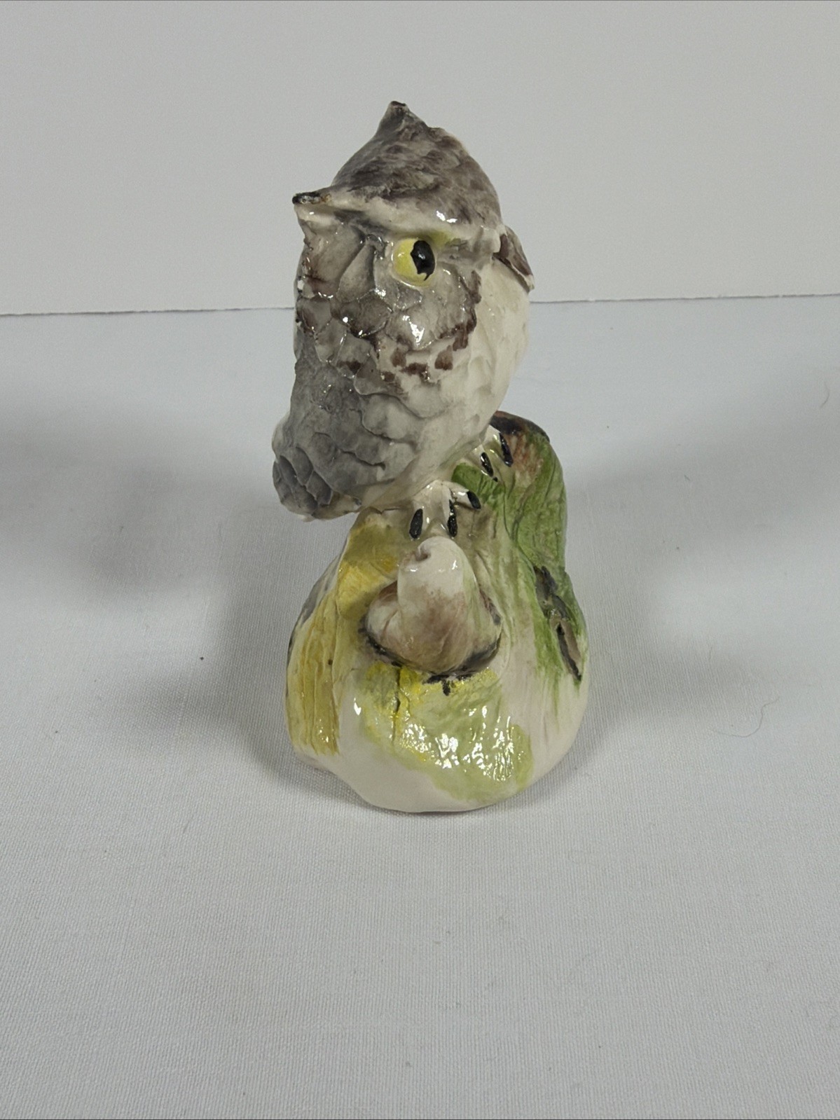 MOLLA Art Pottery Canada Woodland Creatures Owl Figurine