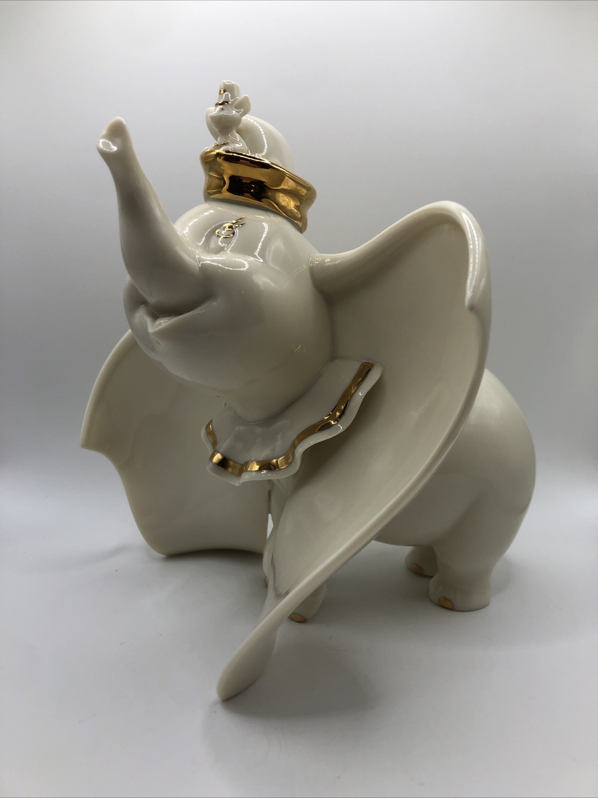 LENOX Disney Showcase DUMBO Elephant & Timothy Mouse Figure / Sculpture ~ No Box