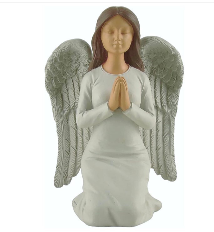 Kneeling Angel Praying Statue – Angel of Healing Statue