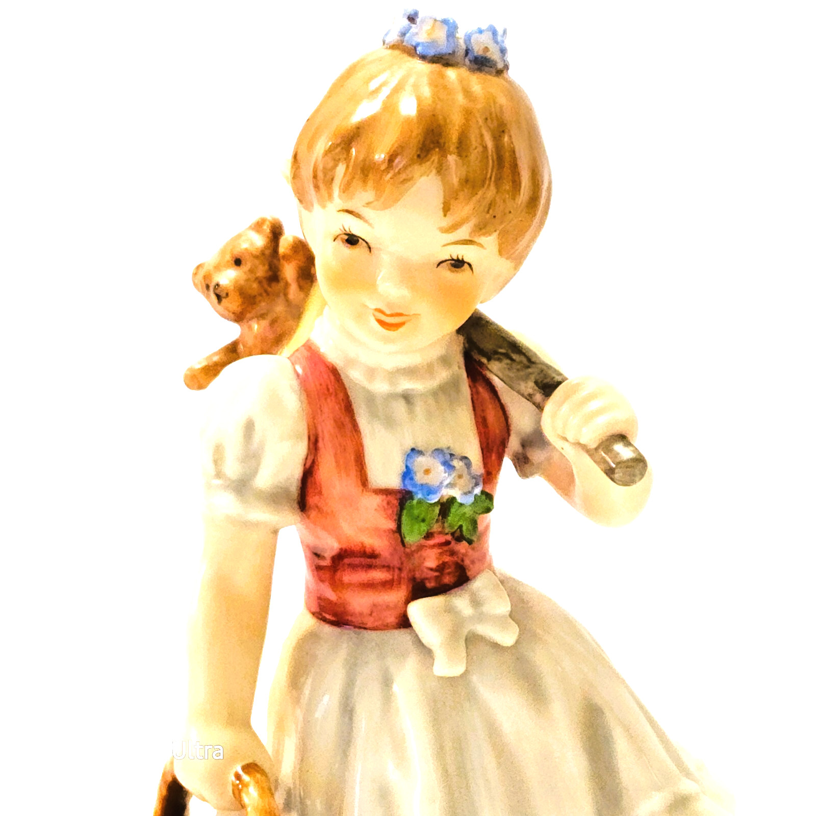 Vintage Goebel Lore Figurine “Garden Princess” Porcelain #240 8.25″ Tall VGC