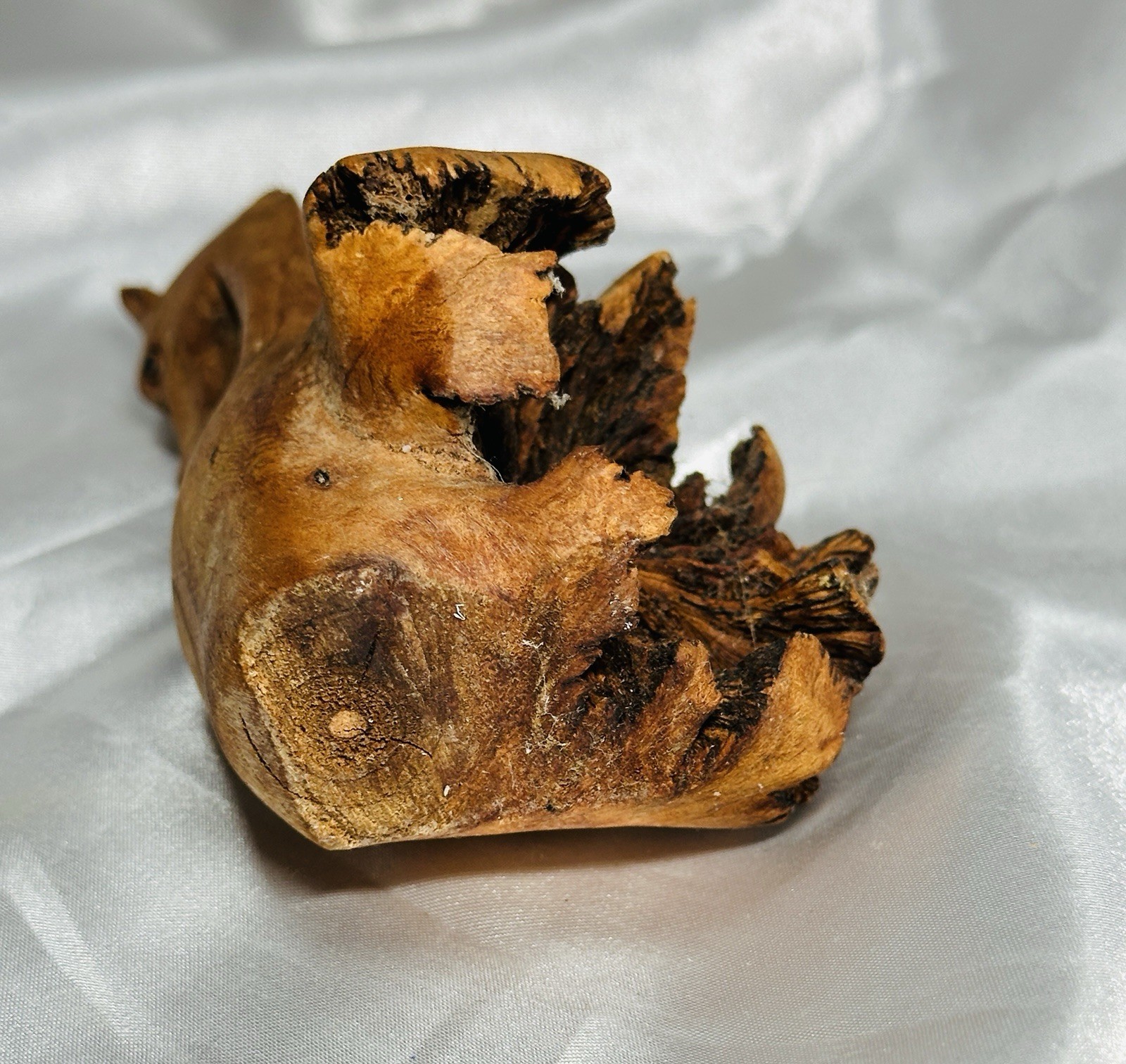 Vintage Chinaberry Root Carved HORSE Figure Handmade