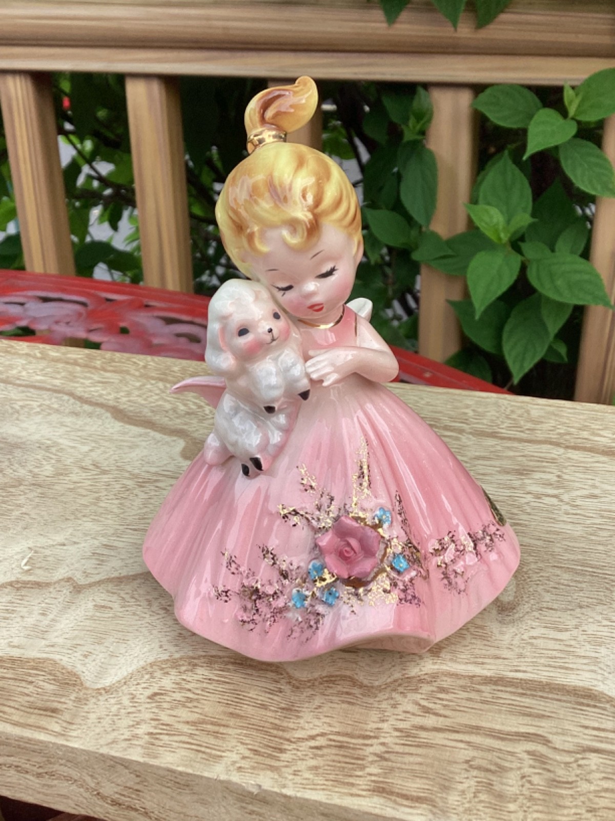 Josef Originals Farmers Daughter Girl With Lamb