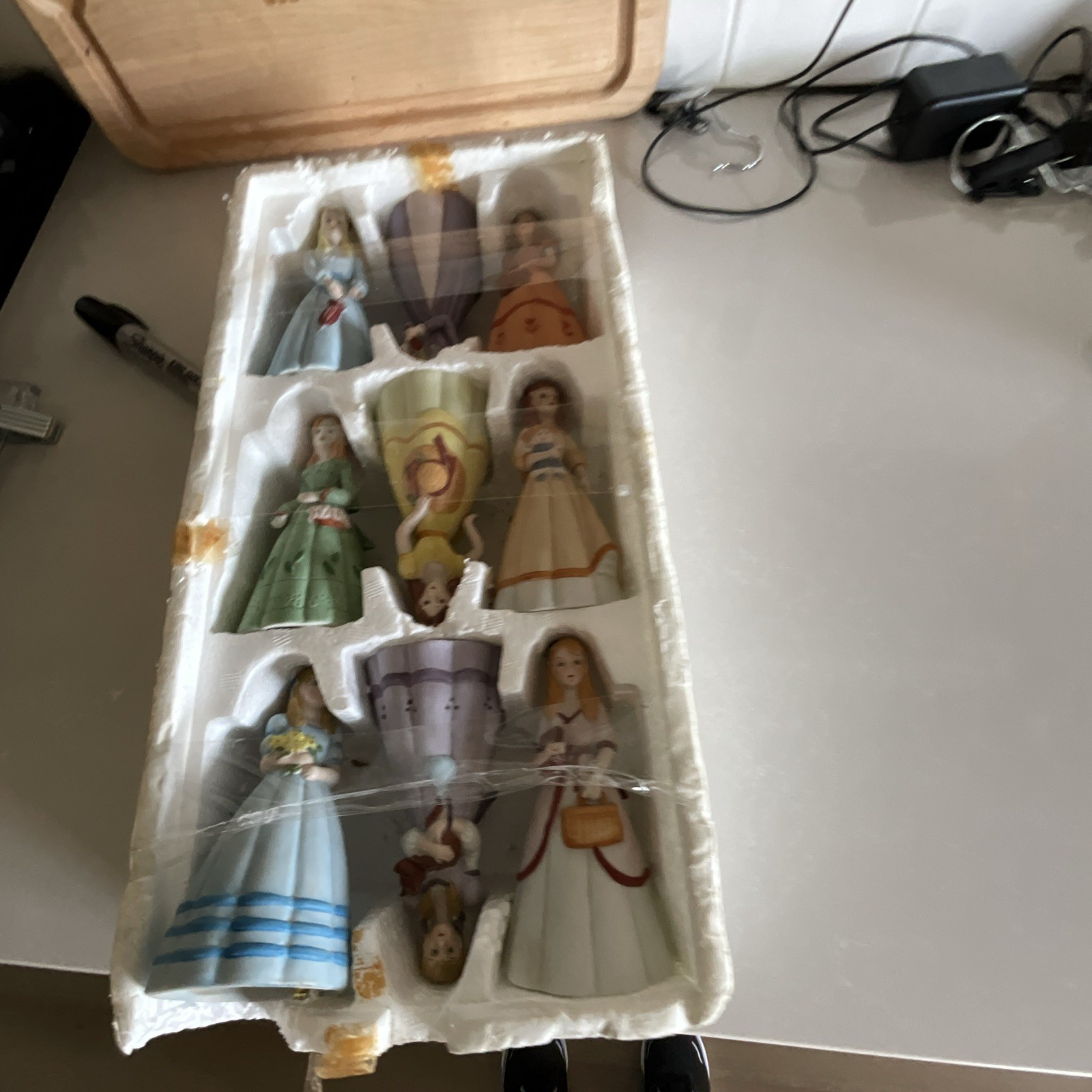 People Figurine Set, Multicolor Assorted Characters, Adult Collectible Decor
