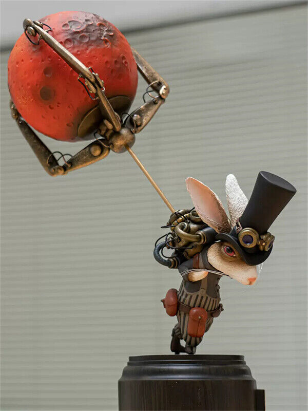 Manas Studio 镰田光司 Rabbit Who Stole The Moon Painted Model Limited Statue New