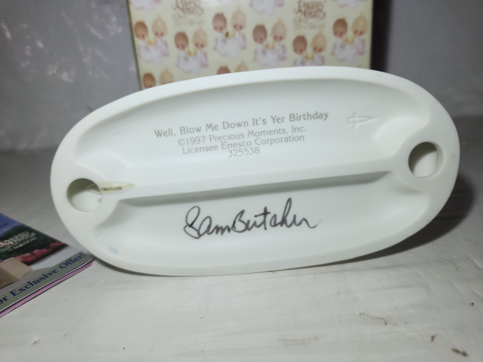 Precious Moments ‘Well, Blow Me Down, It’s Your Birthday’ #325538 Signed Sam Bu