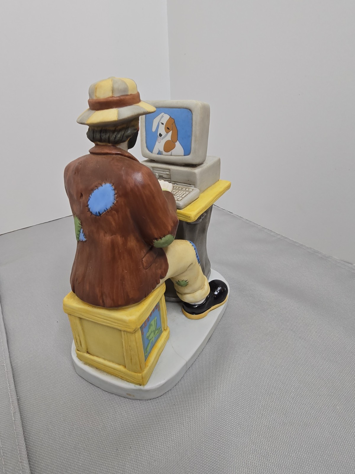 Emmett Kelly Jr. Computer Whiz Porcelain Figurine